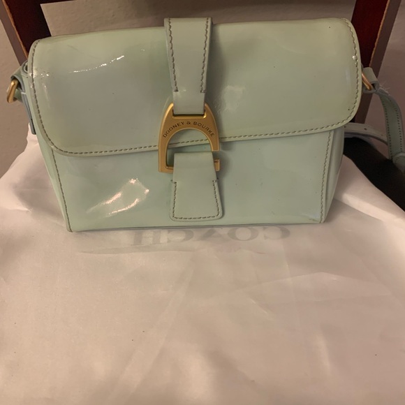 Dooney & Bourke Mint Green Patent Leather Bag - Picture 1 of 13